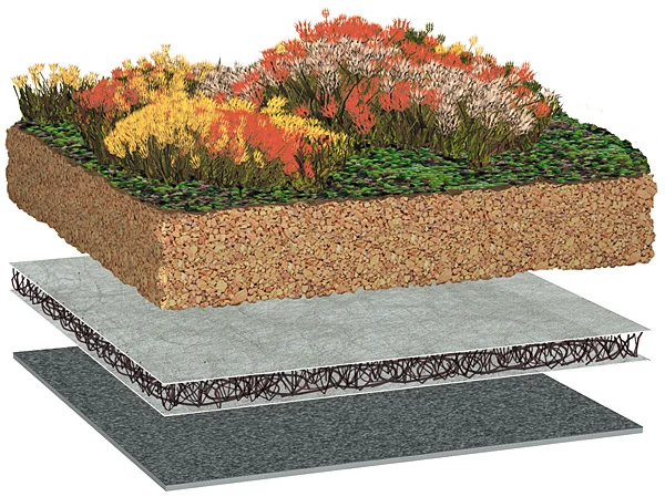 Bauder Pflanzerde LBB - E, vreča = 40 litrov, exstensivsubstrat