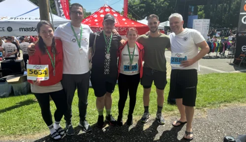 Ekipa Oben-Auf sodelovala na 42. Maratonu treh src