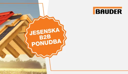 Jesenska B2B ponudba BAUDER sistemov